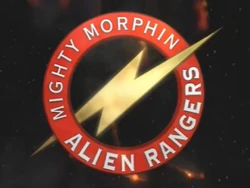 Mighty Morphin Alien Rangers Title Card