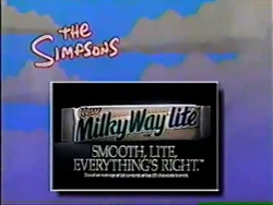 Milky Way Lite Sponsor (1995, The Simpsons)