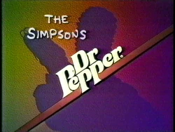 Dr. Pepper Sponsor (1994, The Simpsons)
