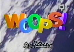 Woops! Title Card