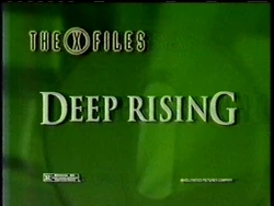 Deep Rising Sponsor (1997, The X-Files)