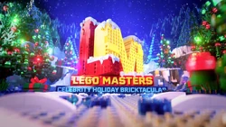 Lego Masters Celebrity Holiday Bricktacular Title Card