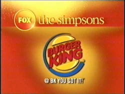 Burger King Sponsor (2002, The Simpsons)