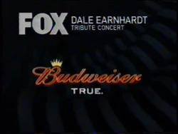 Budweiser Sponsor (2002, Dale Earnhardt Tribute Concert)