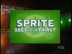 Sprite Sponsor (2002, Billboard Music Awards)