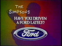 Ford Sponsor (1993, The Simpsons)