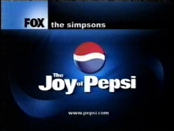 Pepsi Sponsor (2000, The Simpsons)