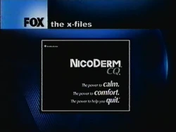 NicoDerm CQ Sponsor (2000, The X-Files)