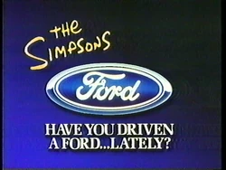 Ford Sponsor (1991, The Simpsons)
