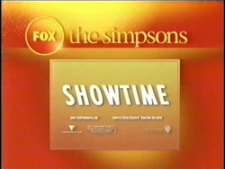 Showtime Sponsor (2001, The Simpsons)