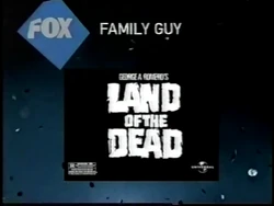 Land of the Dead Sponsor (2004, Family Guy)