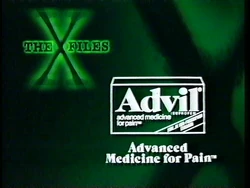 Advil Sponsor (1995, The X-Files)