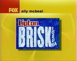 Lipton Brisk Sponsor (2000, Ally McBeal)