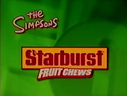 Starburst Sponsor (1997, The Simpsons)