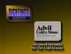 Advil Cold & Sinus Sponsor (1991, Sightings)