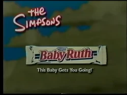 Baby Ruth Sponsor (1996, The Simpsons)
