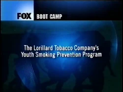Lorillard Tobacco Company Sponsor (2000, Boot Camp)