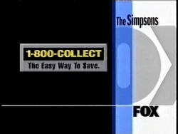 1-800-COLLECT Sponsor (1999, The Simpsons)