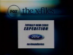 Ford Expedition Sponsor (2001, The X-Files, 2)