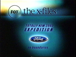 Ford Expedition Sponsor (2001, The X-Files)