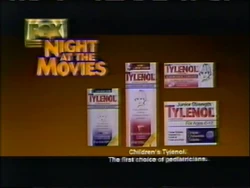Children's Tylenol Sponsor (1994, Fox Night at the Movies)