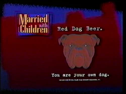 Red Dog Beer Sponsor (1995, Married... with Children)
