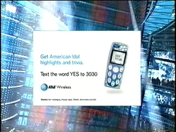 AT&T Wireless Sponsor (2003, American Idol)