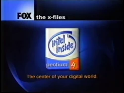 Intel Pentium 4 Sponsor (2001, The X-Files)
