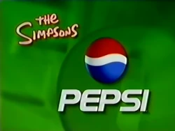 Pepsi Sponsor (1997, The Simpsons, alternate)