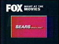 Sears Sponsor (2002, Fox Night at the Movies)