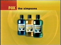 Listerine Sponsor (2000, The Simpsons)