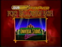Universal Studios Florida Sponsor (1995, Fox's Halloween Bash)