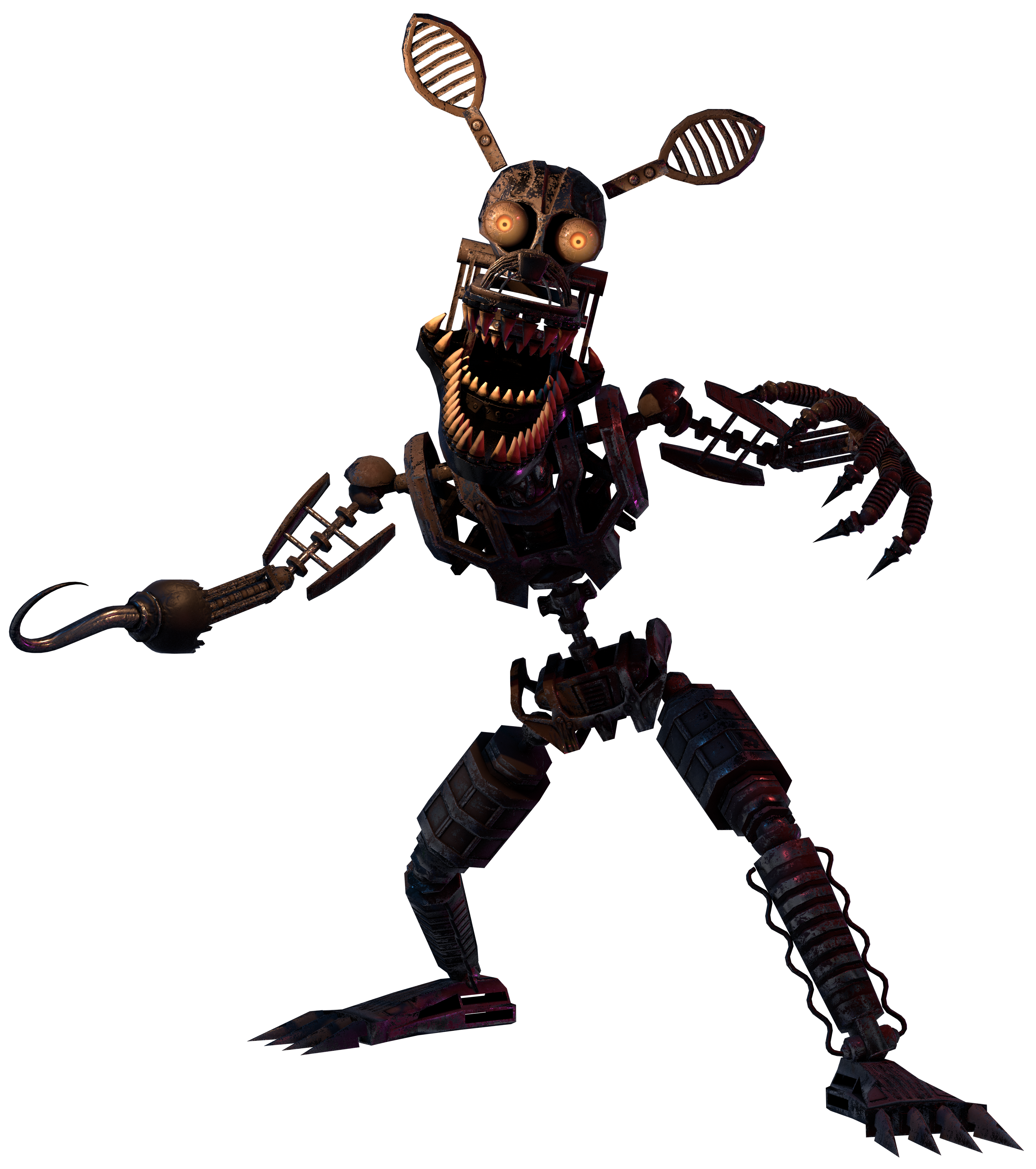 Five Nights at Freddy's 4 Nightmare Foxy, Png+