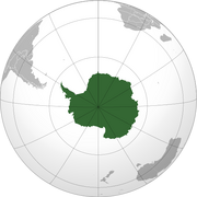 Antarctica (orthographic projection)