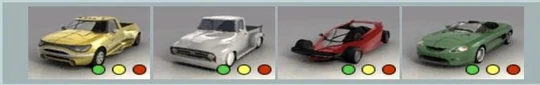 The vehicles in Concepts (PC, PS2, Xbox).