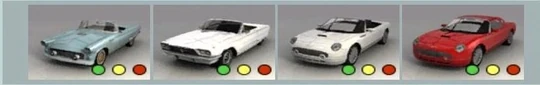 The vehicles in Thunderbirds (PC, PS2, Xbox).