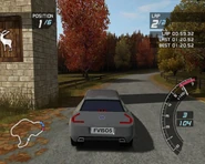 A screenshot of the 2003 Ford Visos Concept on Mountain Drive.