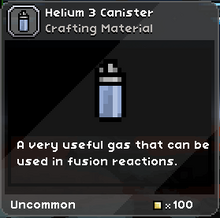 Helium 3 Canister