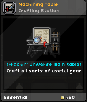 Machining Table Frackinuniverse Wiki Fandom