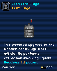 Iron Centrifuge