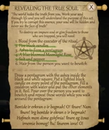 " Revealing the True Soul" spell.