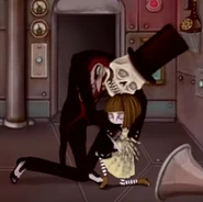 Itward comforting and protecting Fran from the imminent crash.