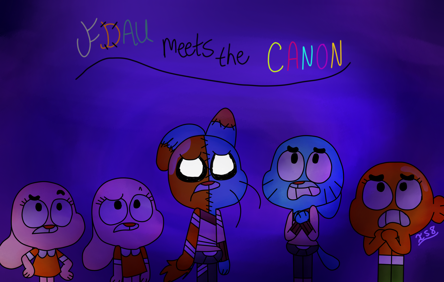 Gumball and Darwin! Original by Proton!