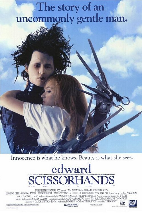 Edward Scissorhands. Me as Edward. My dearest friend Evelina as