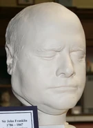 A life mask of Sir John