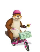 BeaverRidingBike