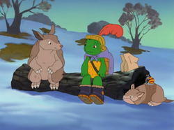 Franklin, Snail and the Armadillos