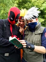 Welten prallen aufeinander: Deadpool und Naruto-Charas