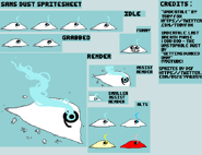 sans dust spritesheet