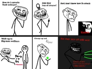 Rage Comic made by DSF to celebrate Troll Face's inclusion in Fray Run